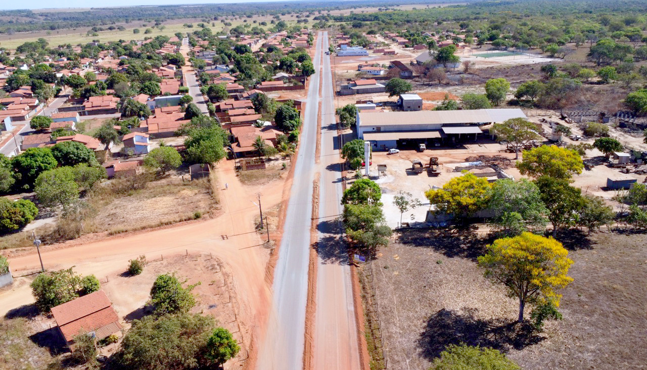 Com obras do Programa de Fortalecimento da Economia e Geração de Emprego, Bom Jesus do Tocantins chegará há quase 100% das ruas pavimentadas