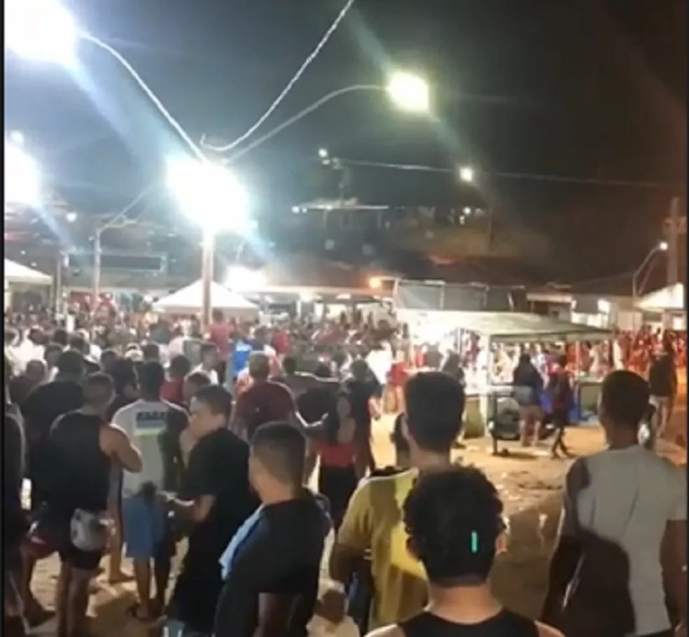 Confusão durante show na Praia Mirassol termina com uma morte