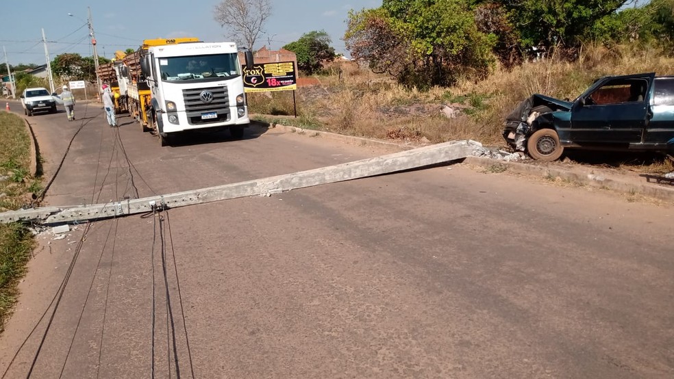 Tocantins registra 250 colisões de veículos com postes nos primeiros seis meses de 2022