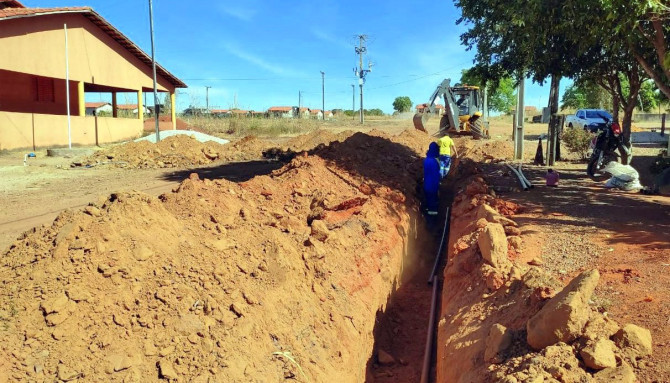 Governo do Tocantins entrega obras de extensão de rede de Distribuição e Abastecimento de Água aos moradores de Sandolândia