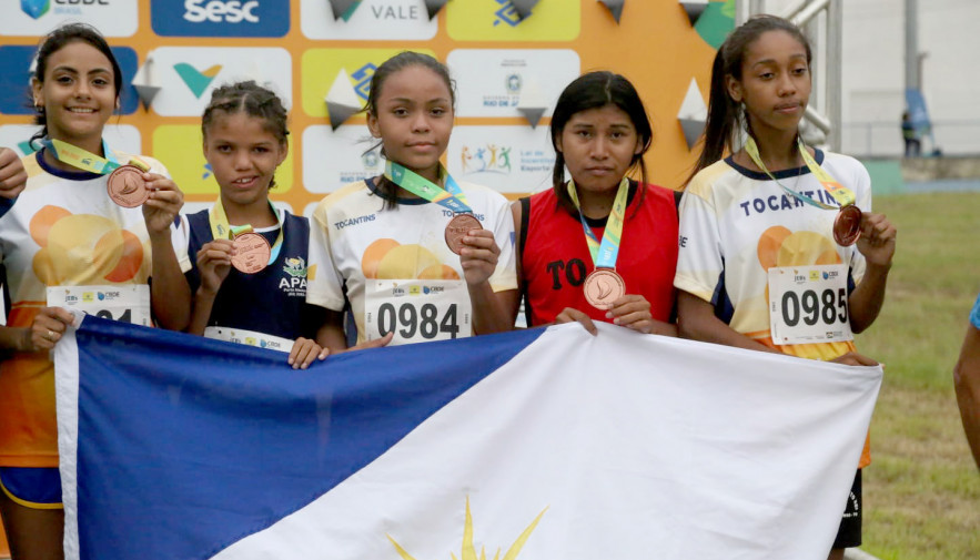 Atletismo tocantinense conquista quatro medalhas nos Jogos Escolares Brasileiros 2022