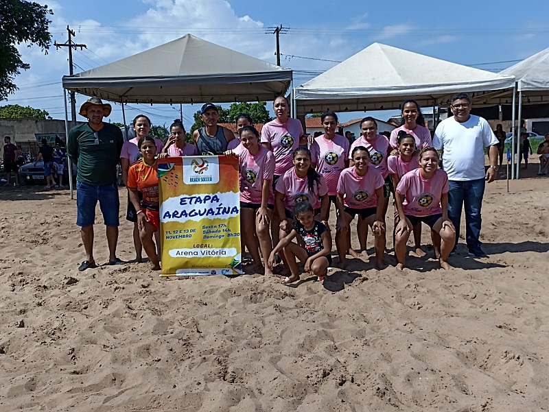 Definidos os campeões da etapa de Araguaína da Copa Interestadual de Beach Soccer