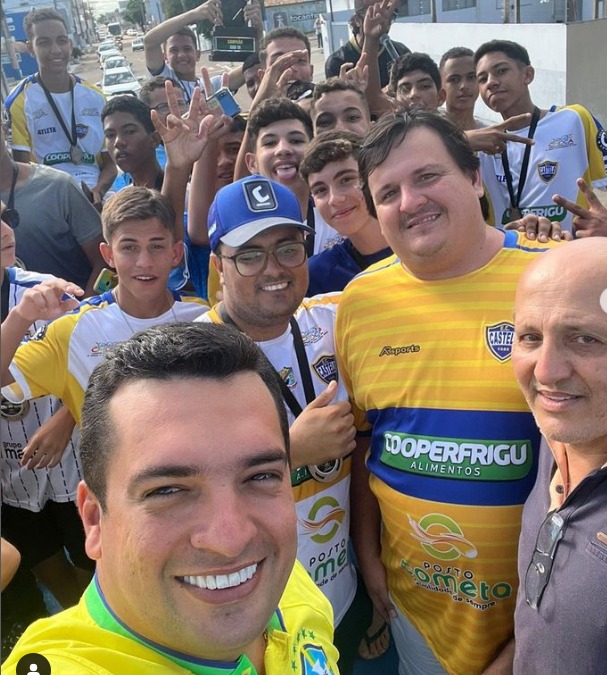 Padrinho do Esporte Clube do Castelo, Deputado Gutierres comemora conquista da equipe em torneio de base