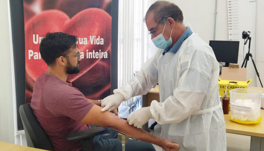 Hemocentro realiza cadastro de medula óssea no Capim Dourado Shopping