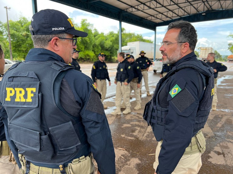 Diretor-Geral (DG) da PRF visitou rodovias do Tocantins em Operação de Carnaval