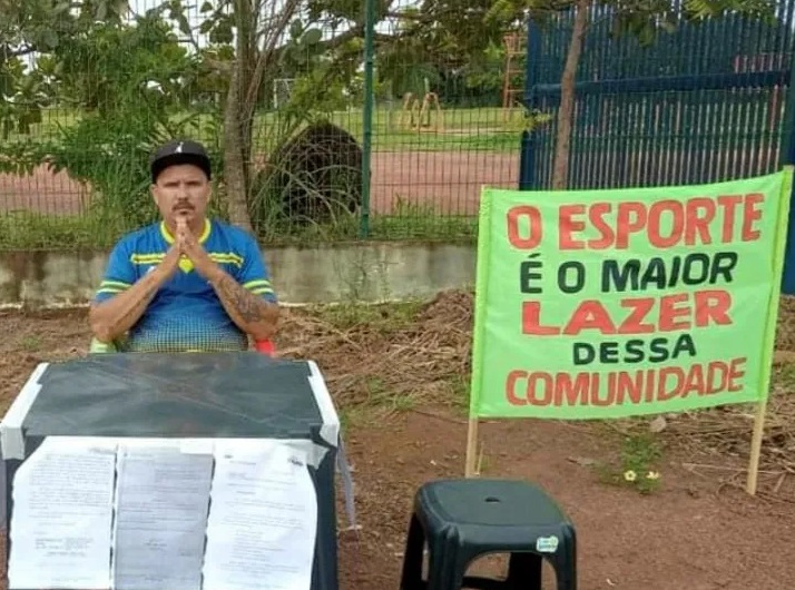 Após iniciar greve de fome, desportista de Palmas recebe representantes do poder público e suspende o protesto