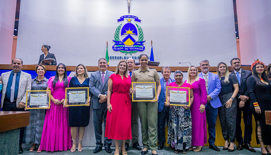 Vice-governador do Tocantins, Laurez Moreira, prestigia Sessão Solene da Aleto em homenagem às mulheres