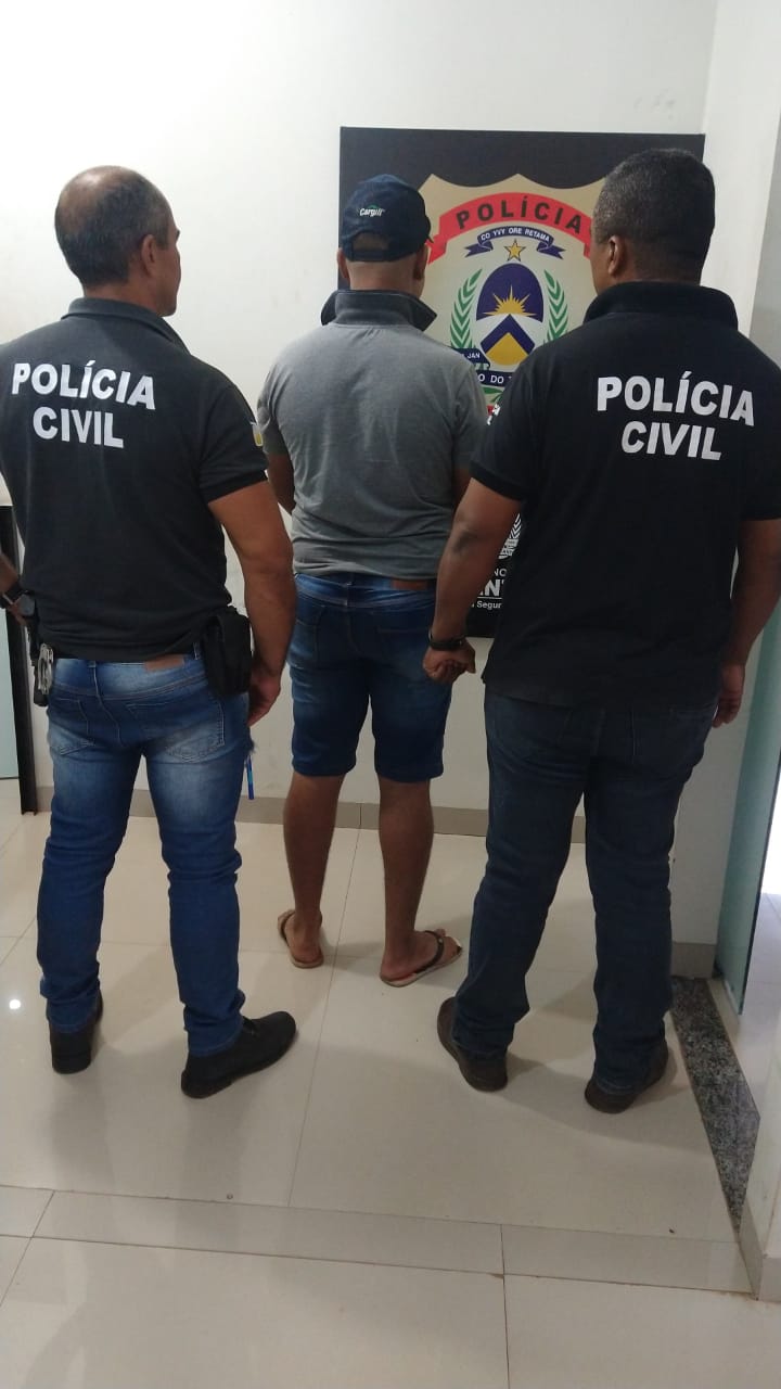 Homem investigado por violência doméstica é preso pela Polícia Civil por posse ilegal de arma de fogo em Araguaína