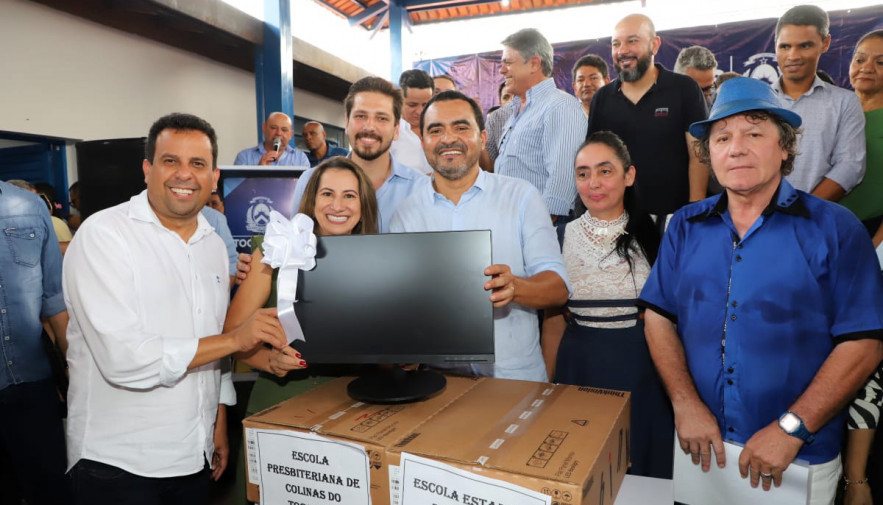 Em 100 dias de gestão, governador Wanderlei Barbosa investe na saúde e educação ao entregar mais de 120 leitos hospitalares e cerca de 17 mil computadores para escolas