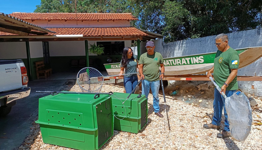 Centro de Fauna do Tocantins inicia distribuição de equipamentos para manejo de animais silvestres