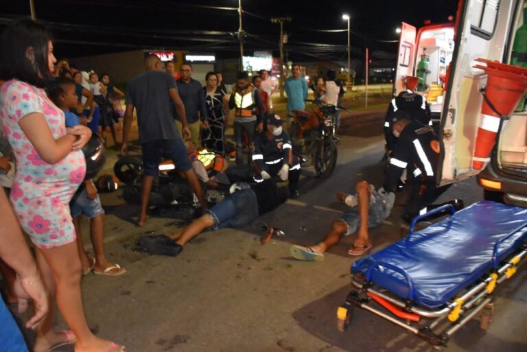 Domingo de Páscoa termina com colisão entre motos no Km 7, em Marabá