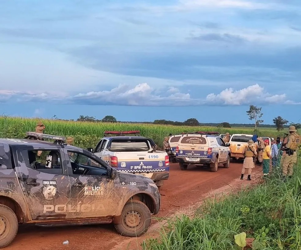 Cerca de 350 policiais, aeronaves, drone e barcos: operação para capturar suspeitos de aterrorizar MT completa uma semana