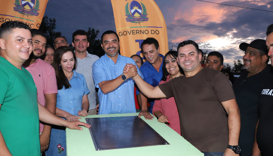 Governador Wanderlei Barbosa inaugura R$ 3 milhões em obras em Rio dos Bois