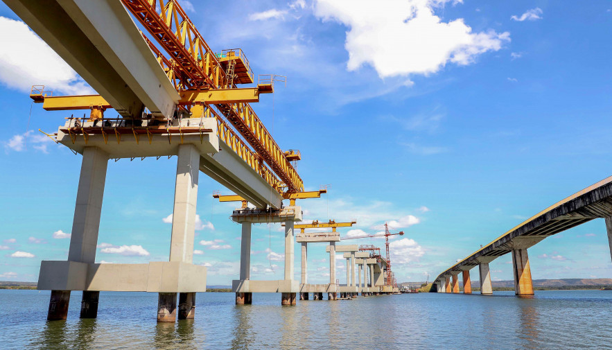 Governo do Tocantins avança na construção da Ponte de Porto Nacional