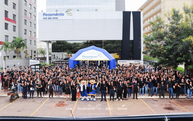 ​Sistema Fecomércio Tocantins participa de manifestação nacional contra corte de recursos