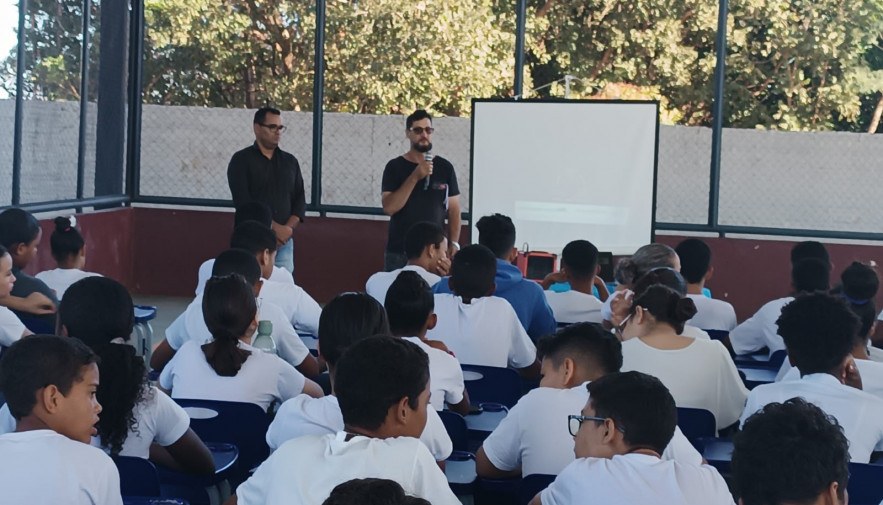 Naturatins leva palestra sobre o meio ambiente a alunos de escola pública de Gurupi