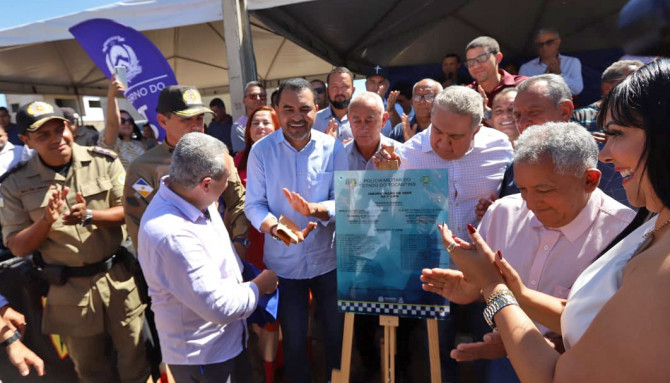 Governador Wanderlei Barbosa inaugura Companhia da Polícia Militar em Luzimangues