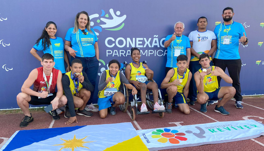 Com o apoio do Governo do Tocantins, atletas do Clube Reviver conquistam 23 medalhas em evento paradesportivo do Comitê Paralímpico Brasileiro