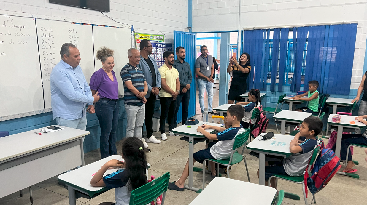 Vereador Zezinho da Lafiche prestigia abertura das aulas do segundo semestre letivo em Gurupi