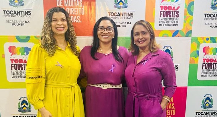 Com ações voltadas às mulheres, TRE-TO prestigia lançamento da campanha Agosto Lilás