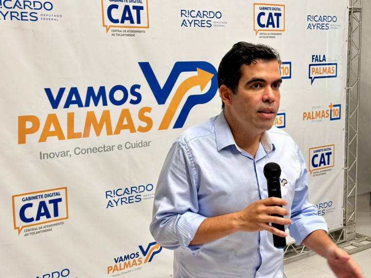 Eleições 2024: Ricardo Ayres lança pré-candidatura em Palmas