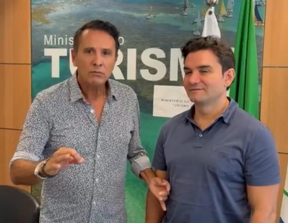 Gaguim faz convite e Ministro do Turismo confirma visita ao Tocantins